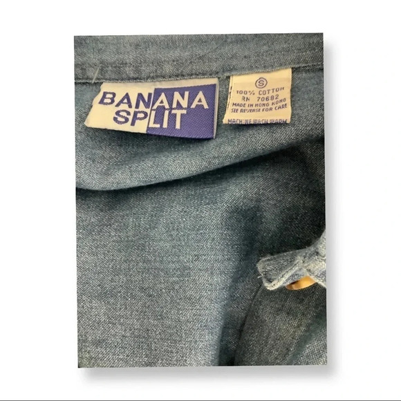 Banana Split Jean Shirt NWOT - Picture 4 of 4